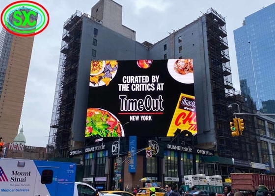 P10 LED Billboard, display LED ad alta risoluzione 32X16 3 anni di garanzia