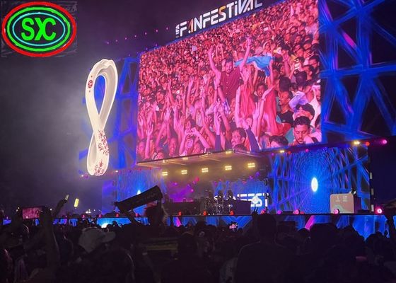 COB P2.5Sospeso schermo a LED in alluminio a fusione 40000 punti/metro quadrato