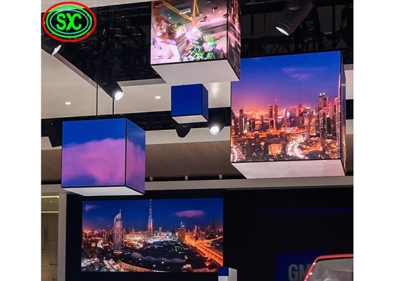 Lo schermo flessibile della fase LED della scatola P5 per il night-club, 3D DJ ha condotto l'esposizione in WIFI 3G
