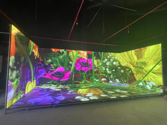 Schermo di visualizzazione impermeabile all'aperto del LED dell'occhio nudo 3D del tabellone per le affissioni dell'esposizione di LED P6 IP65