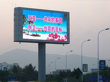P4 ad alta risoluzione Full Color LED Outdoor Advertising Screen Cabinet in alluminio massello/fuso IP65 1/16 Scanning Certificato SAA