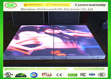 P4.81 SMD3535 Suono Attivo Dj Touch Led Disco Pavimento da ballo Panelli di luce bianca calda