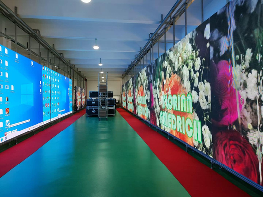 Full Color P4 Large Outdoor LED Display Screens 320*160mm Modulo LED interno full color led display