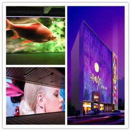 P10 Display a sfondo led SMD3535 Display a sfondo led pubblicitario all'esterno dell'armadio in acciaio