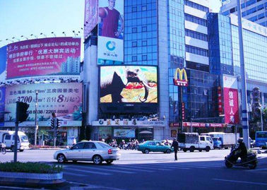 Billboard IP65 SMD Digital P10 schermi a LED esterni 960mm x 960mm dimensione armadio display a LED a colori esterni