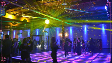 Pista da ballo interattiva a LED anticollisione interattiva leggera ad alta risoluzione a colori per interni ed esterni