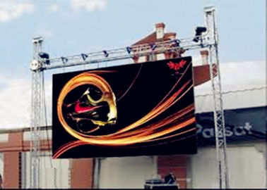 Giant High Brightness Outdoor Full Color Advertising LED Billboard Street Strada / High Way