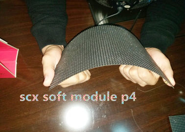 P4 Curve LED Video Screen Curtain Flexible Led Display Module a colori pieni