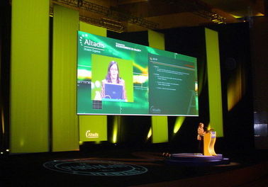 Noleggio SMD Indoor Full Color P6 Meeting Room LED Display Screen 3 anni di garanzia