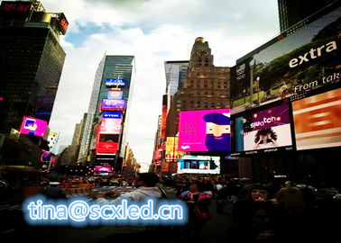 Edificio all'aperto Strada Cartellone montato Video Parete P10 Grande schermo display pubblicitario a LED