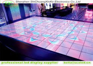 Pavimento da ballo LED RGB impermeabile con luminosità Epistar Chip Effetto di illuminazione luminosa e etichette personalizzabili