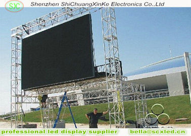P3.91 Schermata in alluminio a colata a LED per esterni SMD2121 500mm X500mm Cassa in alluminio a colata standard 3 anni di garanzia