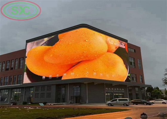 8 mm pixel pitch segnaletica per il marketing esterno per H 160 V 140 requisiti di angolo di visione