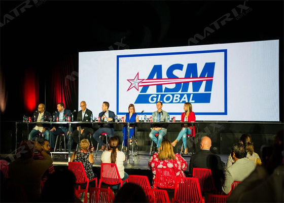 Manutenzione frontale all'interno P2.5 noleggio LED display LED muro per cinema