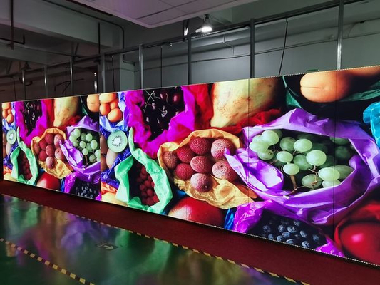 P3.91 Display a LED a colori a colpi all'interno Densità di pixel 40000/mq