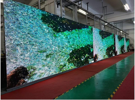 P3.91 Display a LED a colori a colpi all'interno Densità di pixel 40000/mq