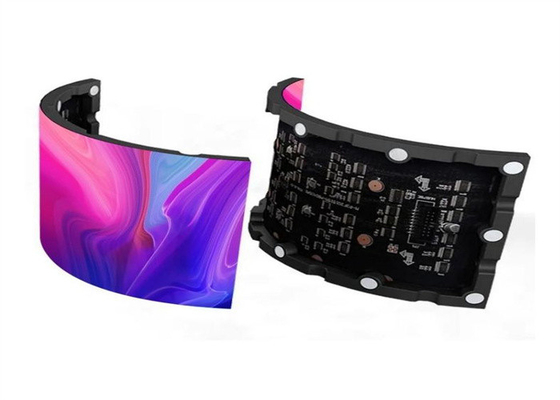 P3.91 Display LED curvo all'interno per il noleggio con schermo video LED ad alta risoluzione