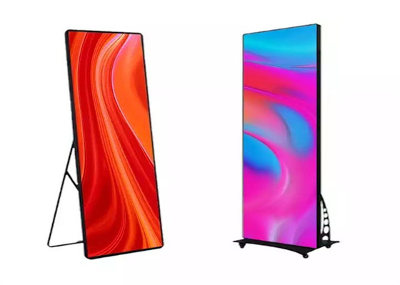 P2.5 Display digitale a LED a noleggio all'interno Display digitale a parete poster Screen Batteria azionata