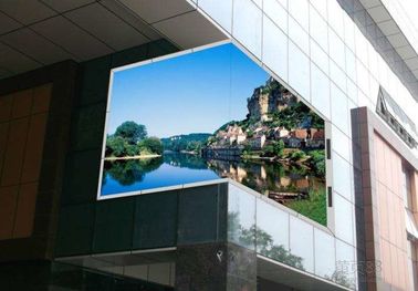 Display in alluminio a fusione a stampo a stampo pendente impermeabile 1/8 Scansione 10000 pixel/M2 Display SMD LED P10