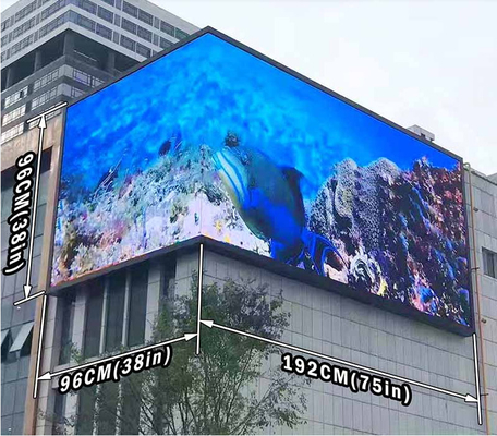 P2.6 P2.9 P3.91 Outdoor HD RGB LED Iron Box Installazione fissa, densità di 111111 punti / mq