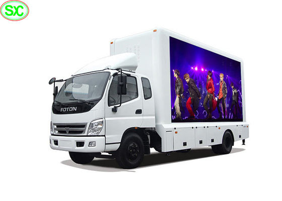 Prezzo buono Esposizione di LED mobile del camion di colore pieno P6 con l'alta definizione, cellulare LED in Meanwell in linea