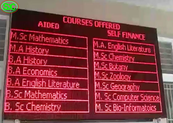 P10 impermeabilizzano il singolo colore rosso principale annunciando lo schermo di visualizzazione, schermo principale della TV