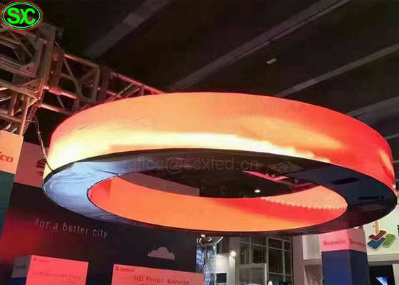 Lo schermo principale flessibile P10 su affitto ha condotto lo schermo flessibile della tenda della maglia all'aperto