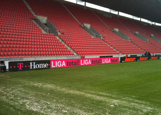 P10 SMD all'aperto a colori completi Pubblicità commerciale Stadio di calcio Perimetro schermo LED