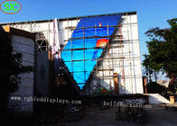 Forma all'aperto impermeabile del triangolo dell'esposizione di LED di colore pieno P5 per il centro commerciale