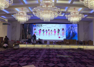 Noleggio schermo HD 1R1G1B Display a LED per interni con tabellone LED in alluminio pressofuso P4