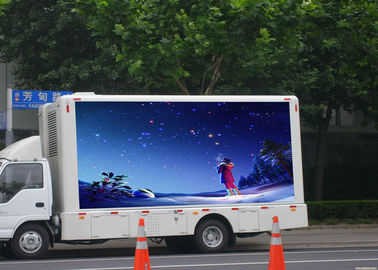 Esterno Full HD video a colori camion montato schermi a led pubblicità multimediale P10