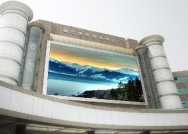 Cornice speciale all'aperto a colori P10 Pubblicità edilizia LED Display Billboard