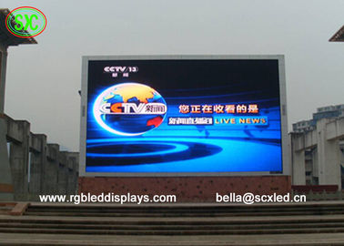 Display LED esterno in alluminio full color Die-Cast 10 mm Pixel Pitch 3 per stazioni
