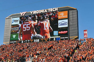 All' esterno Noleggio P10 Display LED per stadio / IP65 perimetro dello stadio display a led scrolling display a led