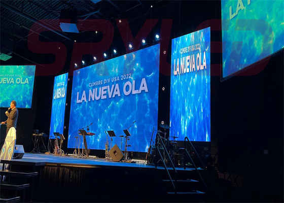 Display LED P3.91 a noleggio con modulo personalizzabile e densità di pixel elevata per video wall