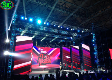Noleggio Modulo di visualizzazione a LED a schermo curvo 4.81mm Pixel Pitch 500x500mm Armadio