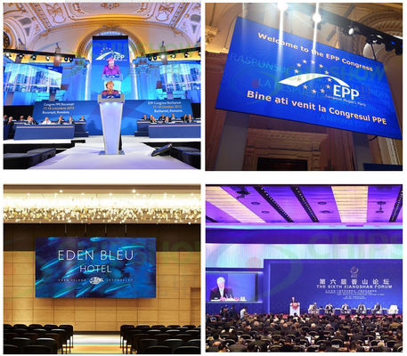 Schermo LED COB P0.9 / Schermo LED a colori per interni Densità 27777 Alimentatore Meanwell