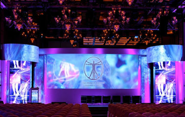 Display a LED impermeabile a colori pieni Display a LED P5 Indoor Large Screen Infisso in alluminio a fusione stampata
