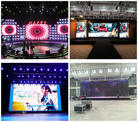 COB Indoor P2 Alto schermo a led Luminosità 1500 nits 3840Hz 4G controllo pressofusione alluminio