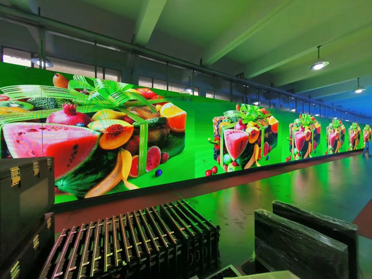 Schermo in alluminio a fusione P1.667 Pitch LED Scenic Backdrop, Display LED interno 1R1G1B