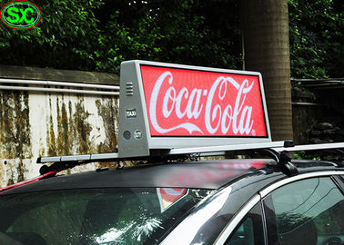 Display informativo LED di alta luminosità per taxi, scheda di visualizzazione LED di 10 mm di passo DC5V