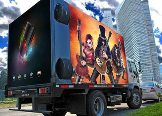 Prezzo buono P10 Veicolo pubblicitario Touring Mobile Outdoor Ignifugabile LED Video Parete Cinema Auto in linea