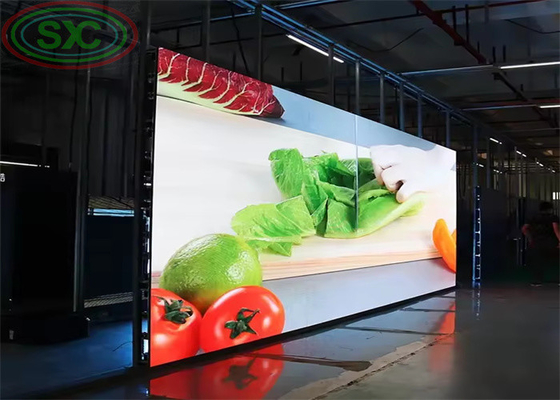 P3.91 Display a schermo a LED a noleggio all'interno HD Full Color Stage 500x1000 Cabinet