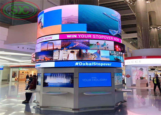 Affitto Flessibile Scenario Evento Sfondo Video Parete Pantalla P2.9 P3.91 P4.8 Display a Led