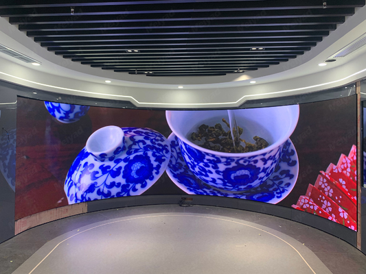 Supermercato interno Stadio P5 a colori piatti installazione fissa Big LED Video Wall Billboard