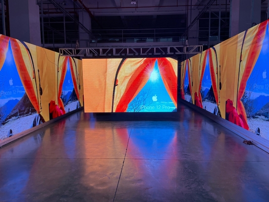 Display in alluminio a stampa a LED a colori pieni P4 Display video a LED SMD2121 Garanzia di tre anni