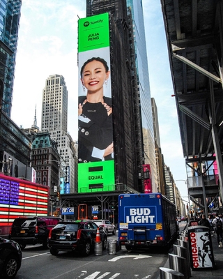 P6 all'aperto a colori LED display pubblicitario a led video wall billbo