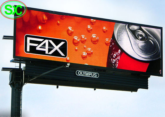 Luminosità all'aperto elettronica dello schermo di visualizzazione del LED di pubblicità di colore pieno P10 alta