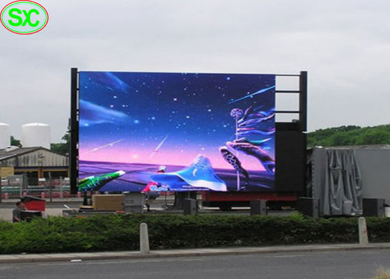 Prezzo buono P10 lo schermo di pubblicità di colore pieno LED, livello all'aperto dell'esposizione principale la tecnologia di Rgb la velocità di rinfrescamento in linea