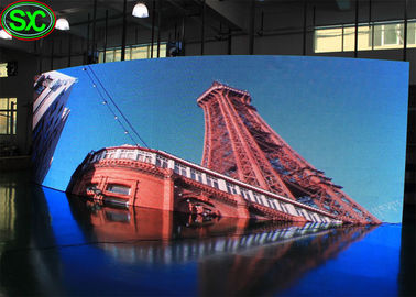 RGB Full Color P10mm TV Pubblicità Esterno Video Curve LED Sign Display